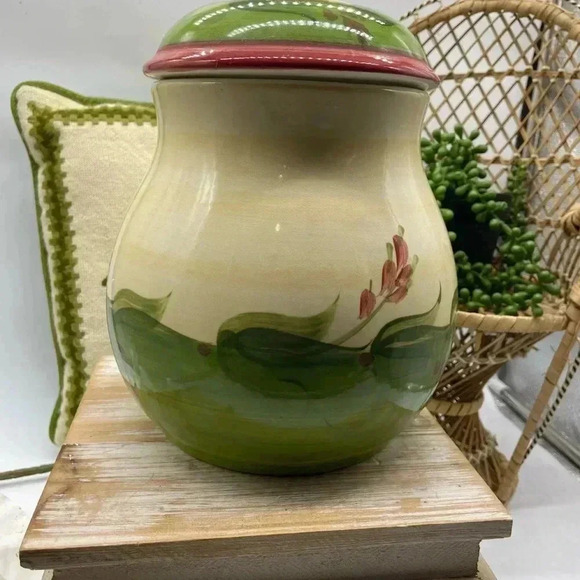Vintage Gail Pittman Pottery Cookie Jar/Canister - Picture 2 of 7